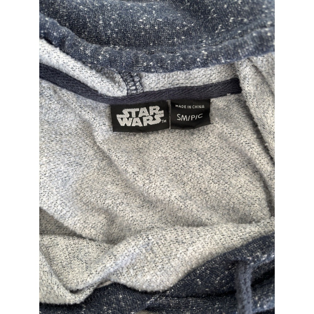Star Wars Sweatshirt Mens Small Grey Death Star Hoodie Hooded fleece - Picture 4 of 4